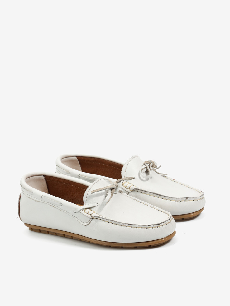 MOKASYNY HEGO'S Milano 101 PELLE BIANCO