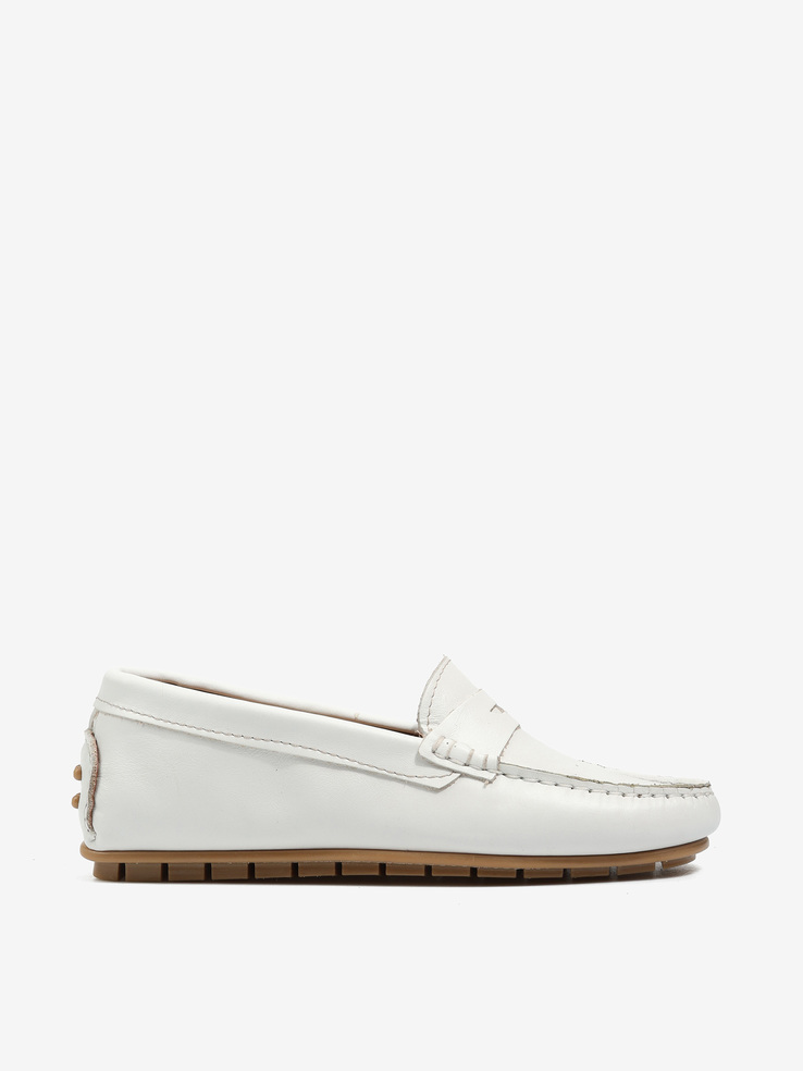 MOKASYNY HEGO'S Milano 102 PELLE BIANCO