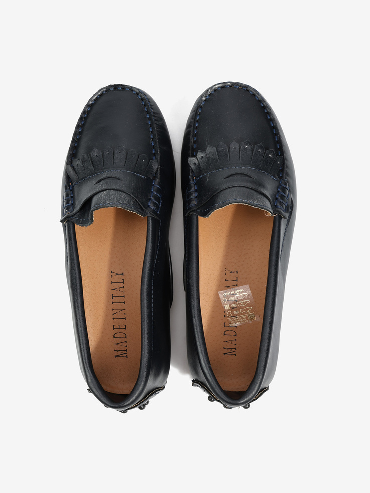 MOKASYNY HEGO'S Milano 103 PELLE BLU
