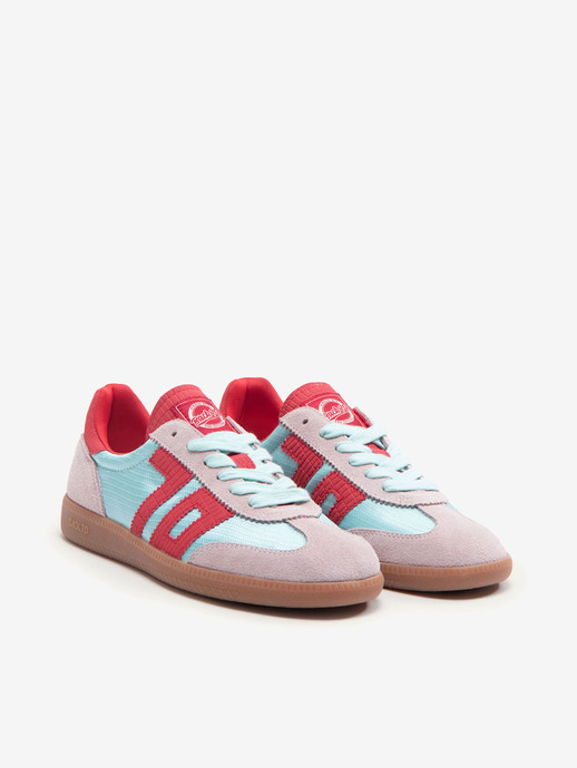 SNEAKERSY BACK70 GHOST C26-502 LT. SKY/NUDE/RED