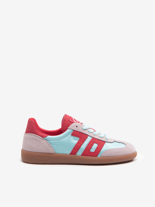 SNEAKERSY BACK70 GHOST C26-502 LT. SKY/NUDE/RED