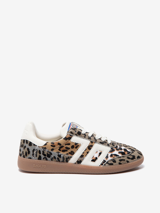 SNEAKERSY BACK70 SQUID 01 LEOPARD MULTI TAUPE