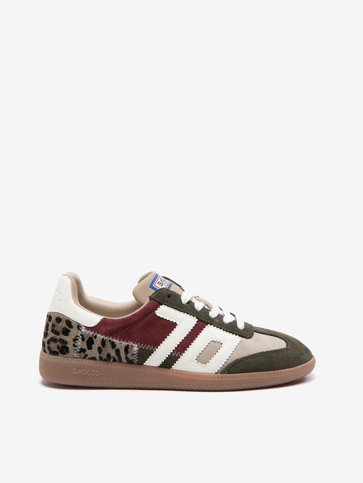 SNEAKERSY BACK70 SQUID 06 SUEDE MIX OLIVE