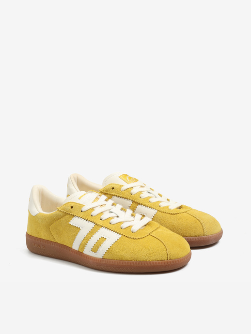 SNEAKERSY BACK70 SHELLY F26-104 SUEDE YELLOW