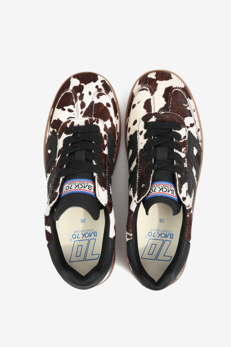 SNEAKERSY BACK70 CLOUD CL10 COW BLACK/WHITE