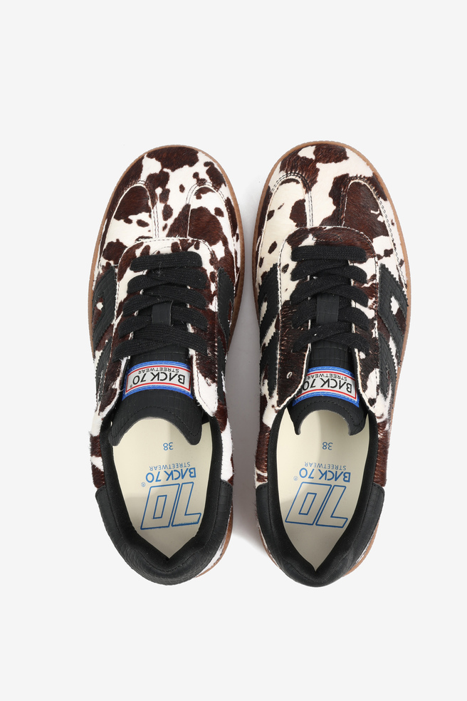 SNEAKERSY BACK70 CLOUD CL10 COW BLACK/WHITE