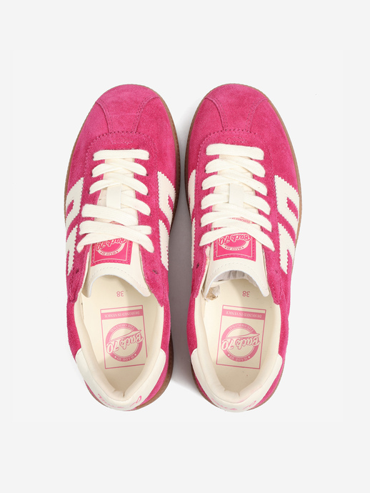 SNEAKERSY BACK70 SHELLY F26-105 SUEDE FUXIA