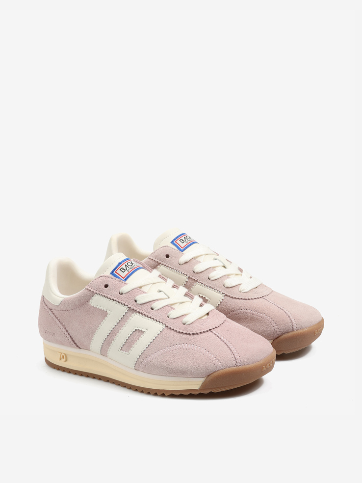 SNEAKERSY BACK70 RUNNER L26-03 SUEDE NUDE