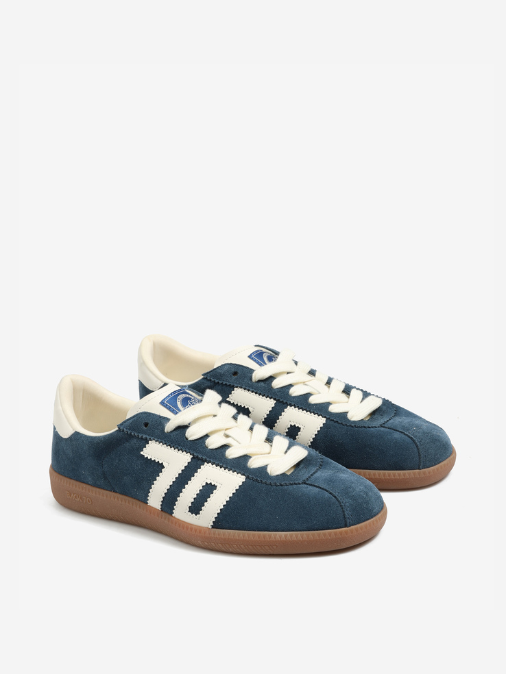 SNEAKERSY BACK70 SHELLY F26-108 SUEDE NAVY