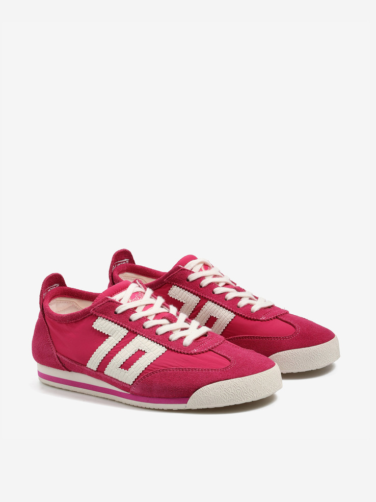 SNEAKERSY BACK70 LEON B26-09 SUEDE FUXIA