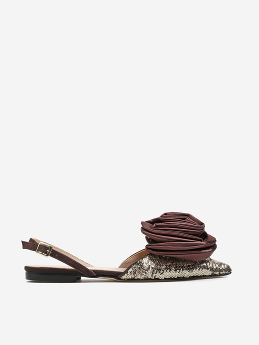 BALERINY HEGO'S Milano 1835-P PAILLETTES ORO