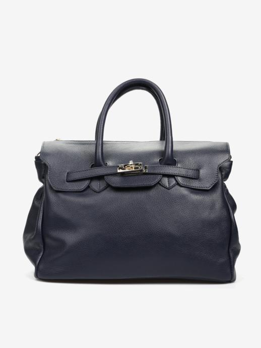 TOREBKA DAMSKA HEGO'S Milano 1460M MARTELLATO BLU NAVY