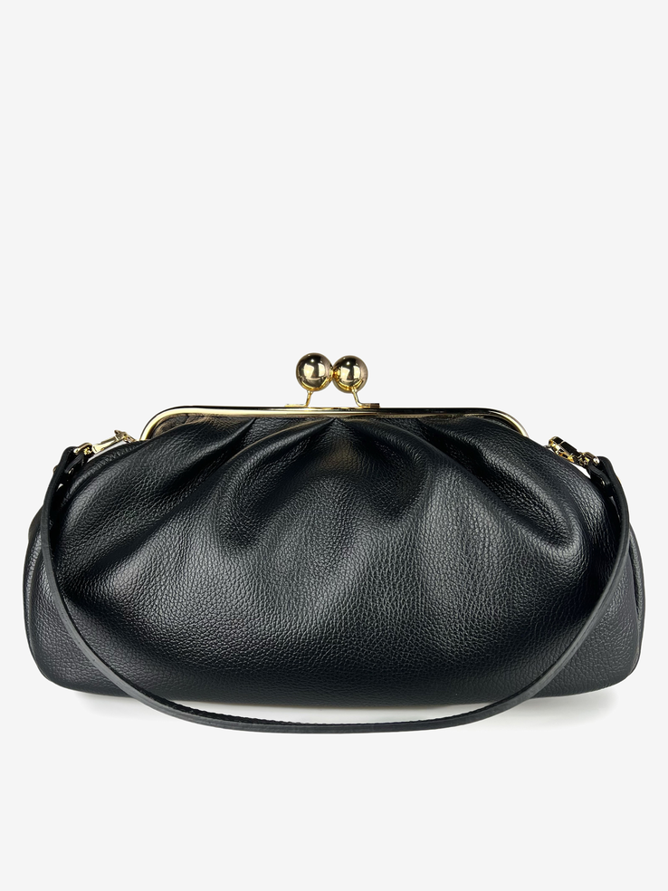 TOREBKA DAMSKA HEGO'S MILANO 9136 MARTELLATO NERO