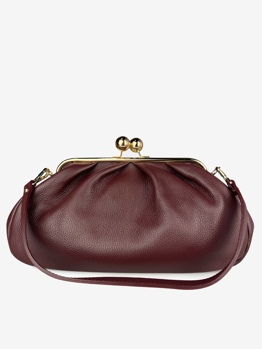 TOREBKA DAMSKA HEGO'S MILANO 9136 MARTELLATO BURGUNDY