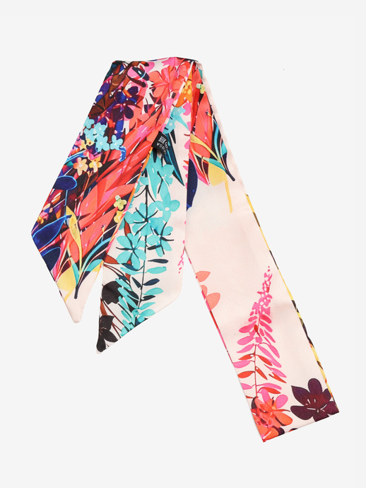 APASZKA DAMSKA  FOULARD TESSUTO MAIOLICA TROPICALE