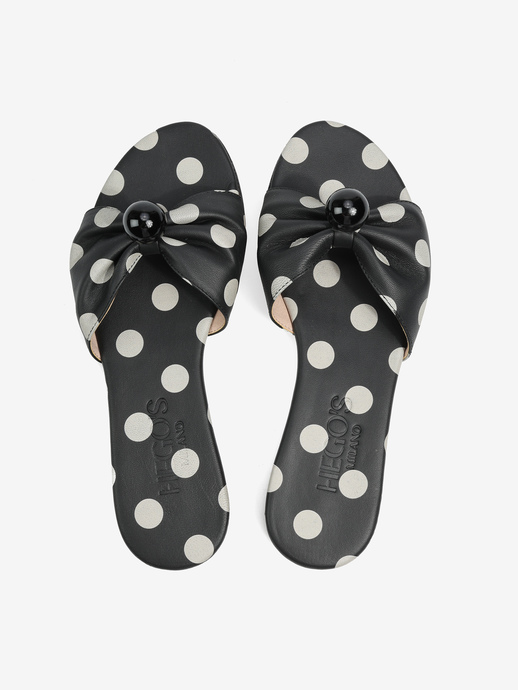 KLAPKI HEGO'S Milano 2153 NAPPA POIS NERO