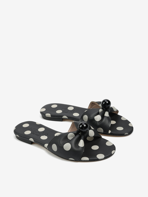 KLAPKI HEGO'S Milano 2153 NAPPA POIS NERO